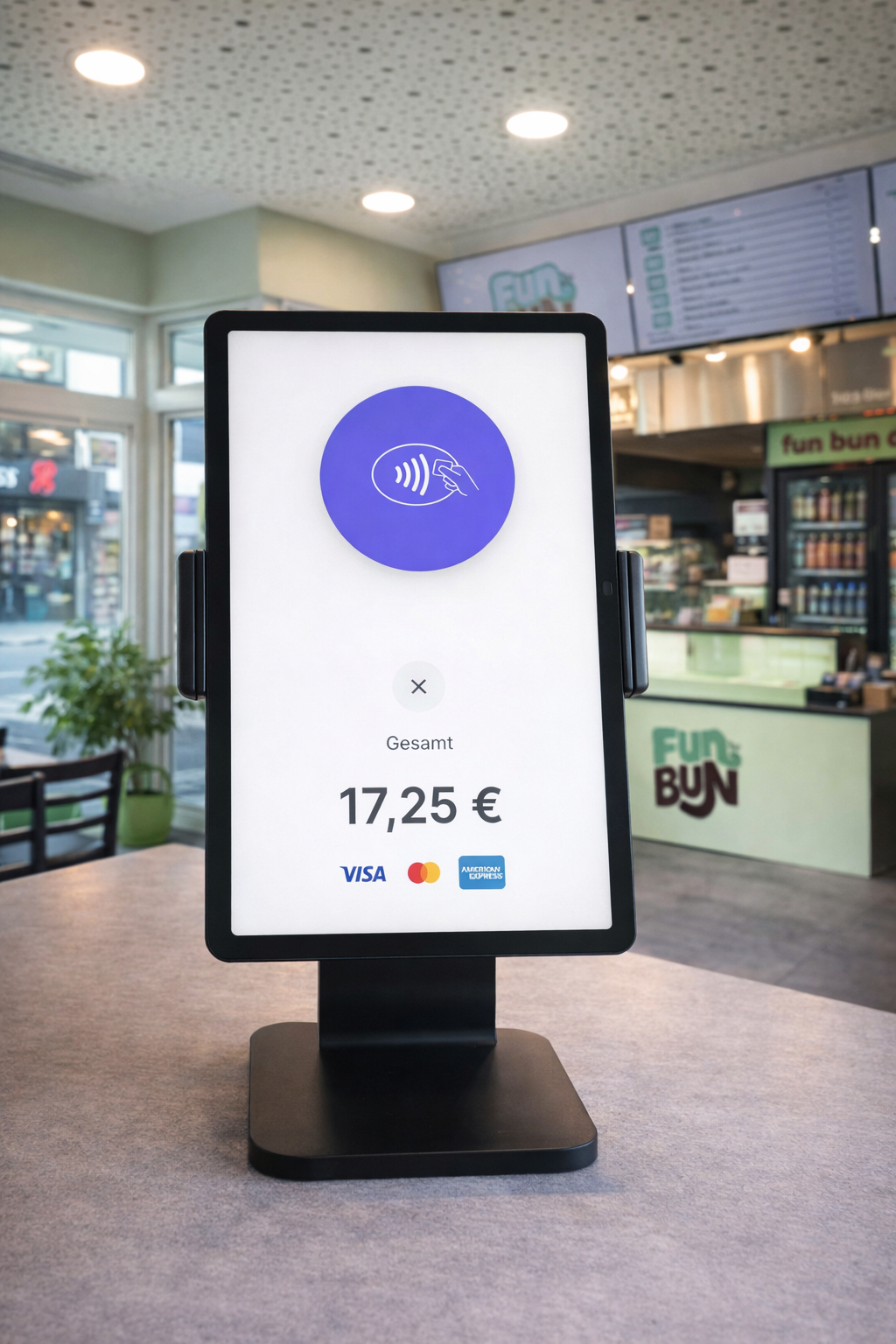 {restaurantName} Kiosk – Bezahlen